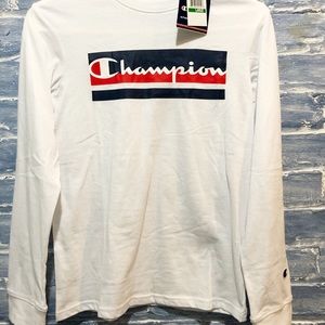 Youth Large Champion Long Sleeve T-Shirt